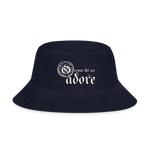 O Come Let Us Adore - Bucket Hat - navy