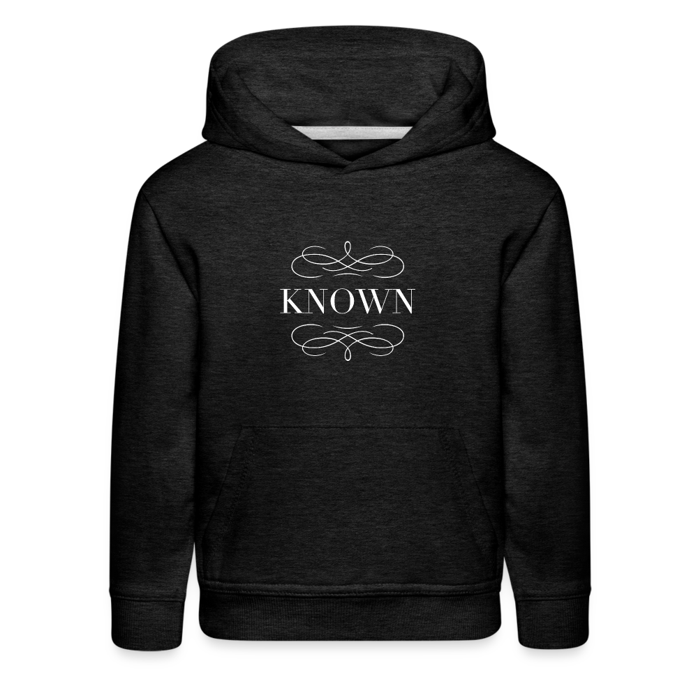 Known - Kids‘ Premium Hoodie - charcoal grey