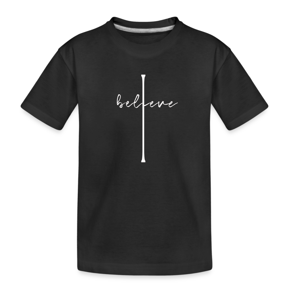 I Believe - Kid’s Premium Organic T-Shirt - black
