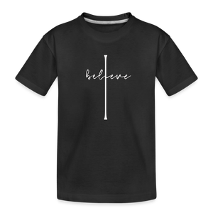 I Believe - Kid’s Premium Organic T-Shirt - black