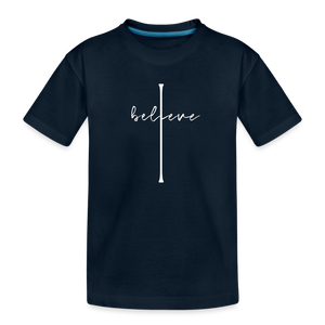 I Believe - Kid’s Premium Organic T-Shirt - deep navy