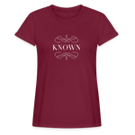 Known - Women's Relaxed Fit T-Shirt - burgundy