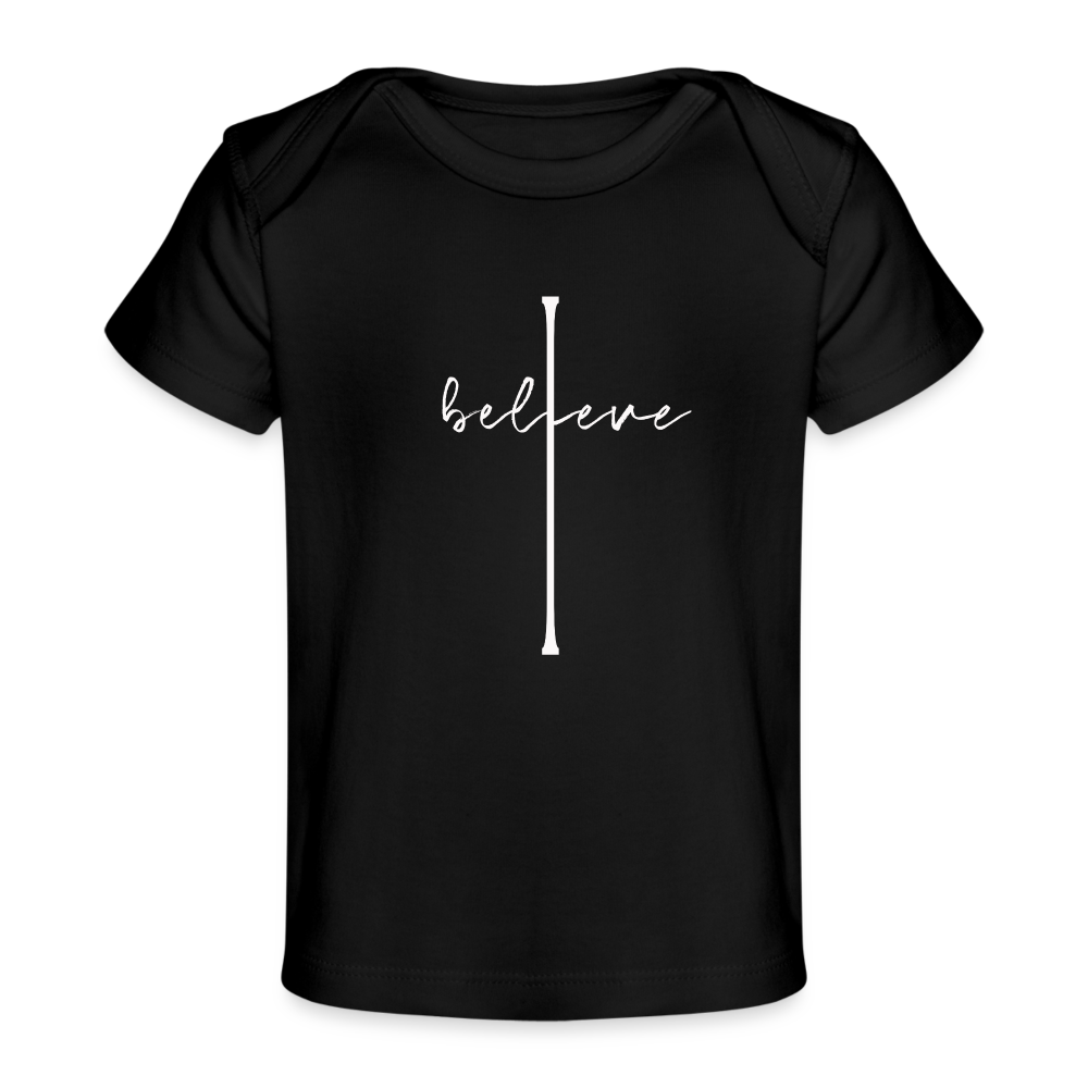 I Believe - Organic Baby T-Shirt - black