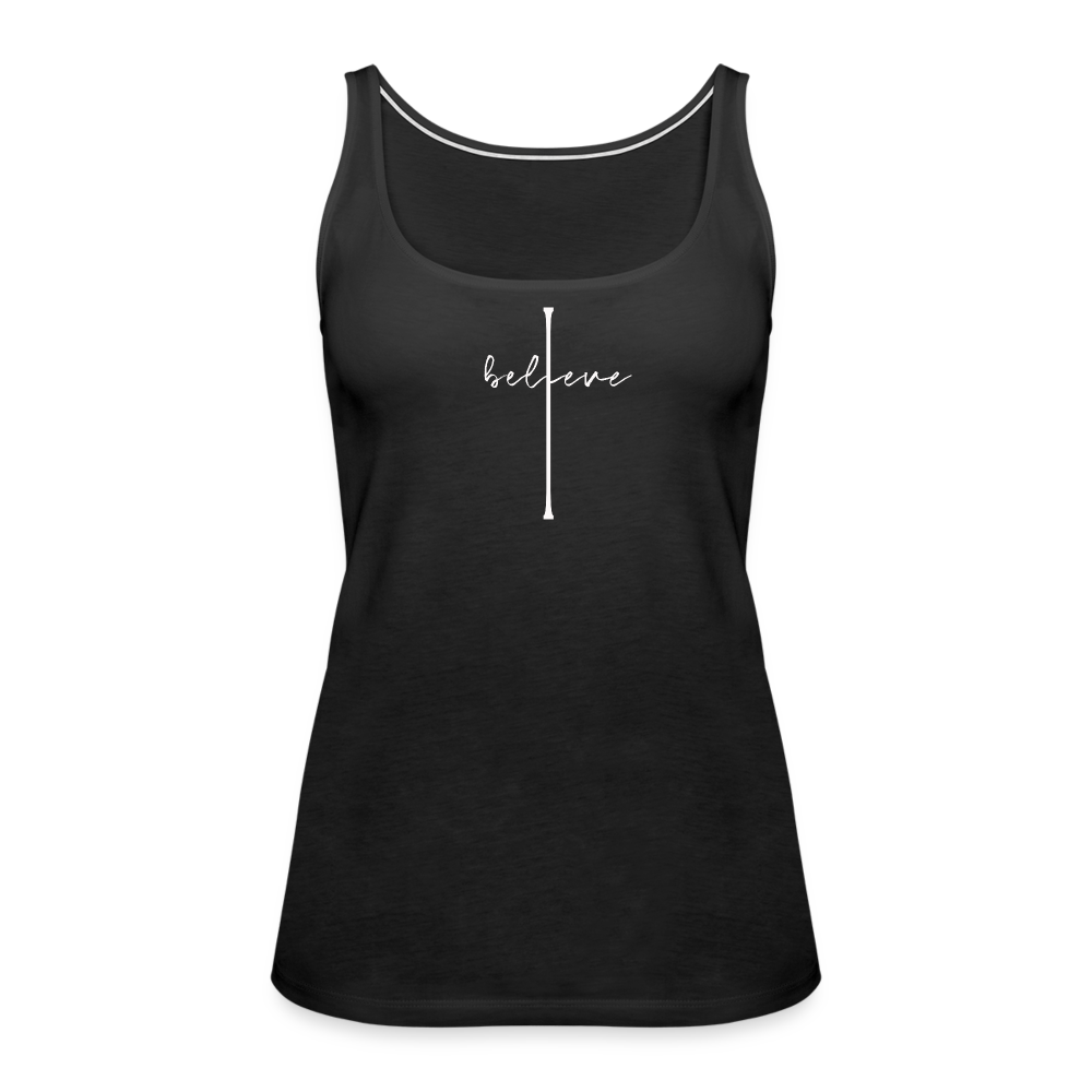 I Believe - Women’s Premium Tank Top - black
