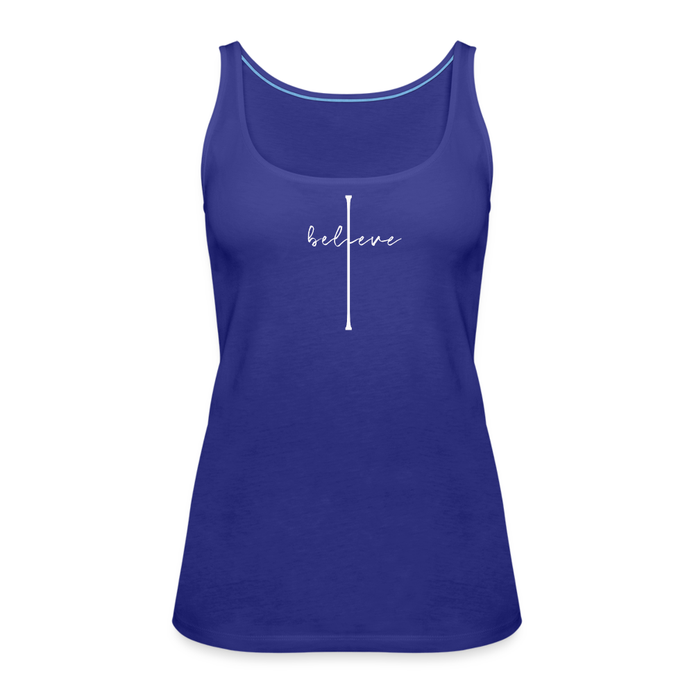 I Believe - Women’s Premium Tank Top - royal blue