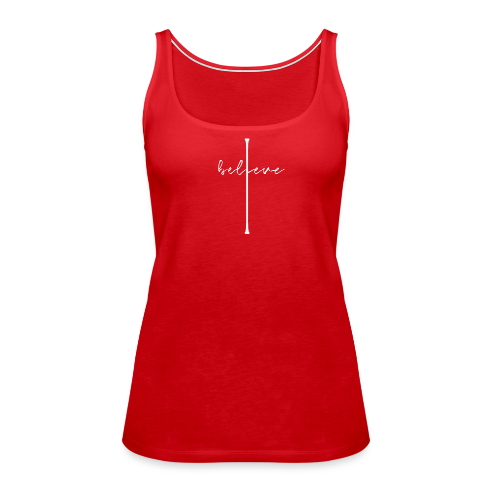 I Believe - Women’s Premium Tank Top - red