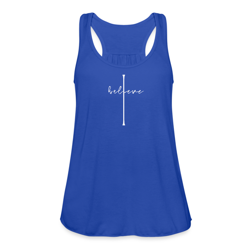 I Believe - Women's Flowy Tank Top - royal blue