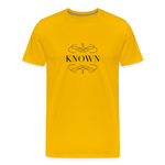 Known - Men's Premium T-Shirt - sun yellow