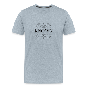 Known - Men's Premium T-Shirt - heather ice blue