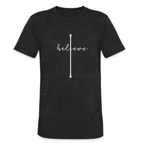 I Believe - Unisex Tri-Blend T-Shirt - heather black