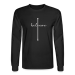 I Believe - Men's Long Sleeve T-Shirt - black