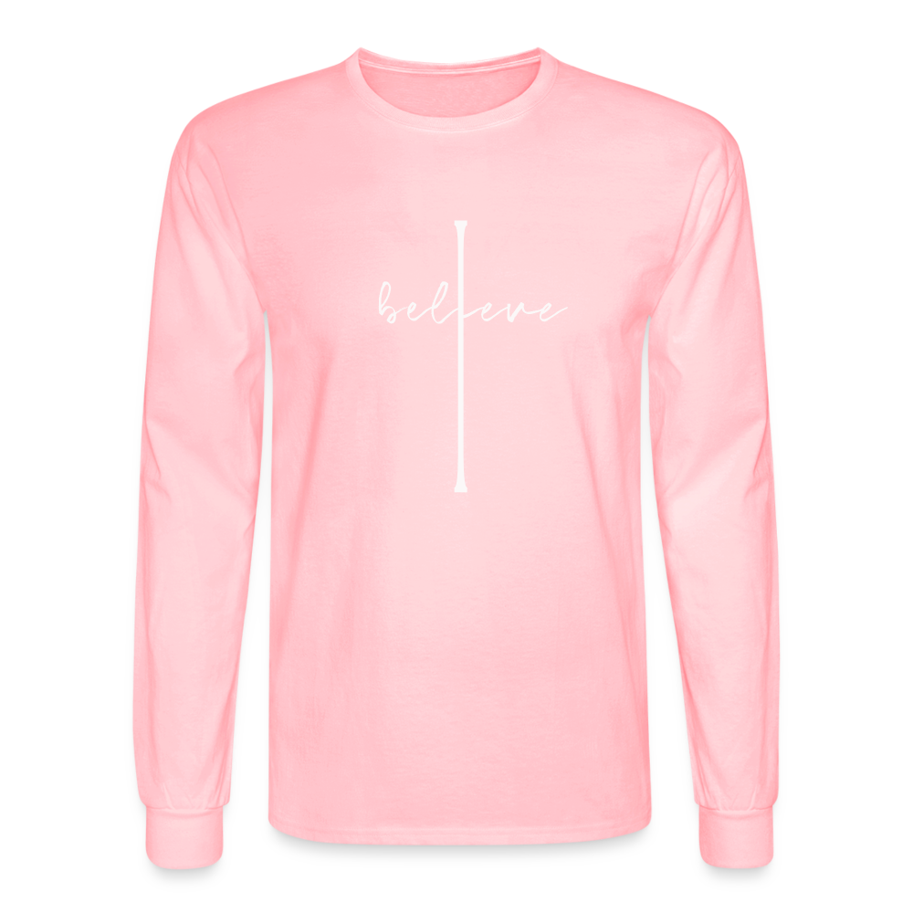 I Believe - Men's Long Sleeve T-Shirt - pink