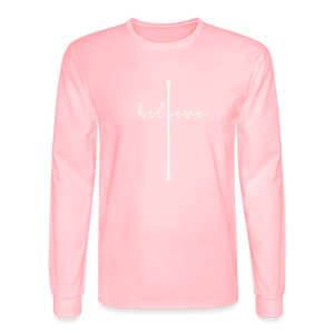 I Believe - Men's Long Sleeve T-Shirt - pink