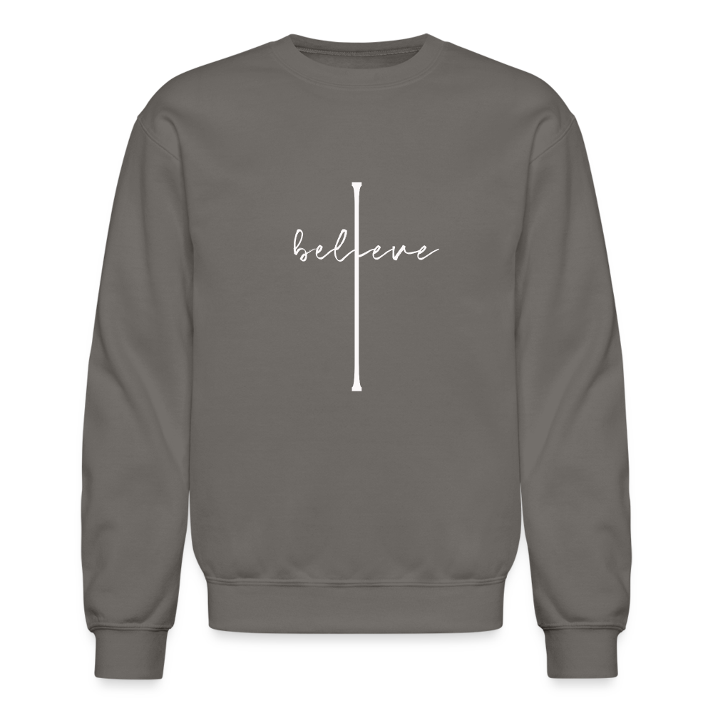 I Believe - Crewneck Sweatshirt - asphalt gray