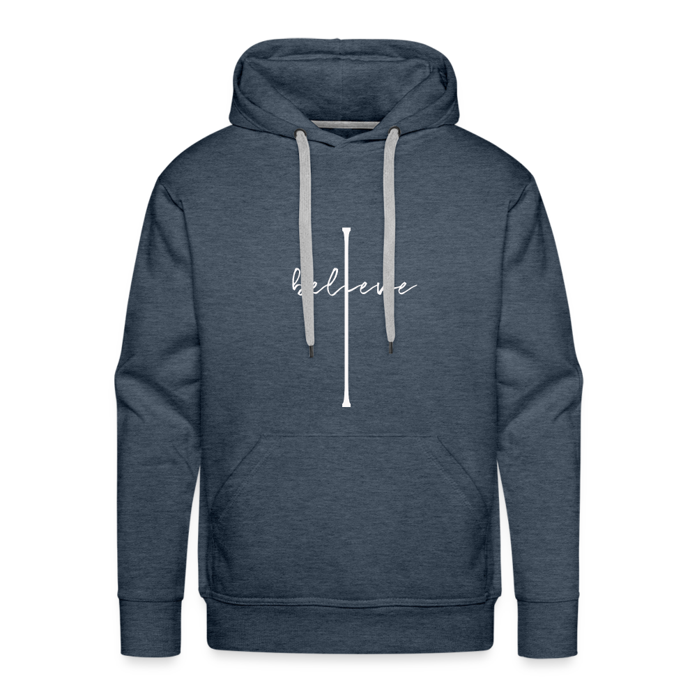 I Believe - Unisex Premium Hoodie - heather denim