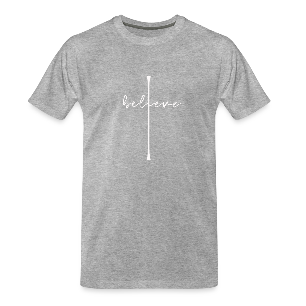 I Believe - Men’s Premium Organic T-Shirt - heather gray