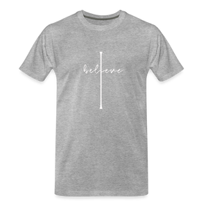 I Believe - Men’s Premium Organic T-Shirt - heather gray