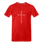I Believe - Men’s Premium Organic T-Shirt - red