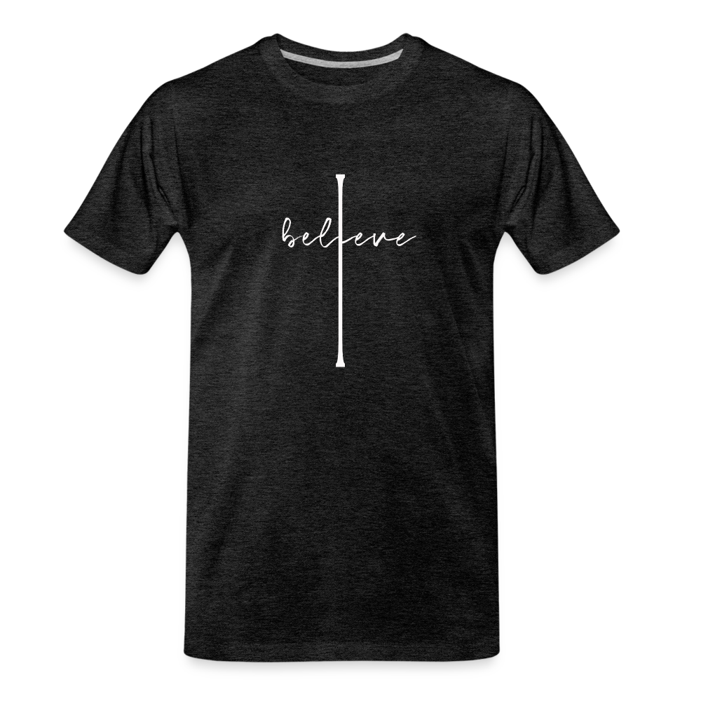 I Believe - Men’s Premium Organic T-Shirt - charcoal grey