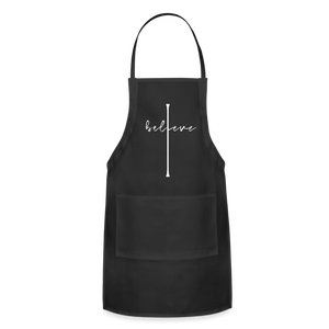 I Believe - Adjustable Apron - black