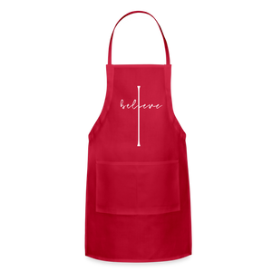 I Believe - Adjustable Apron - red