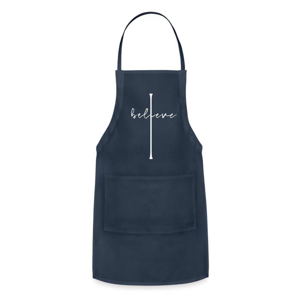 I Believe - Adjustable Apron - navy
