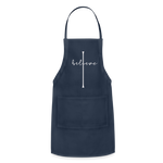 I Believe - Adjustable Apron - navy
