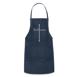 I Believe - Adjustable Apron - navy