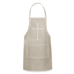 I Believe - Adjustable Apron - natural