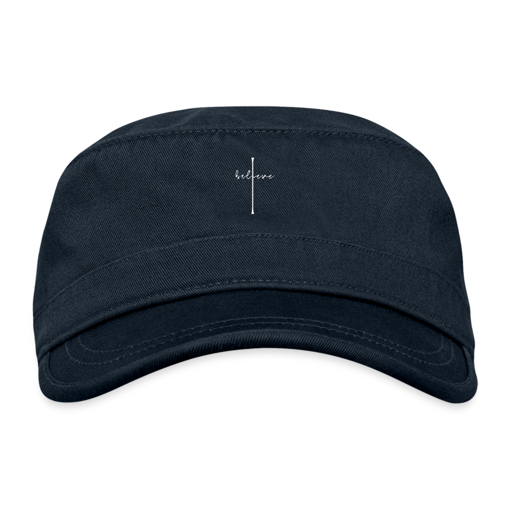 I Believe - Organic Cadet Cap - navy