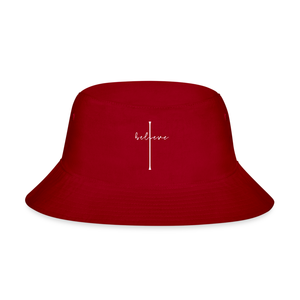 I Believe - Bucket Hat - red