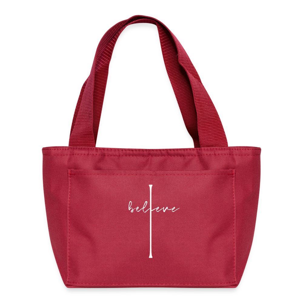 I Believe - Lunch Bag - red