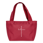 I Believe - Lunch Bag - red