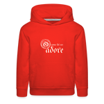 O Come Let Us Adore - Kids‘ Premium Hoodie - red