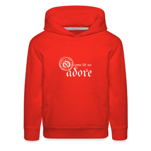O Come Let Us Adore - Kids‘ Premium Hoodie - red