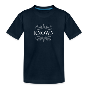 Known - Kid’s Premium Organic T-Shirt - deep navy