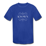 Known - Kids' Moisture Wicking Performance T-Shirt - royal blue