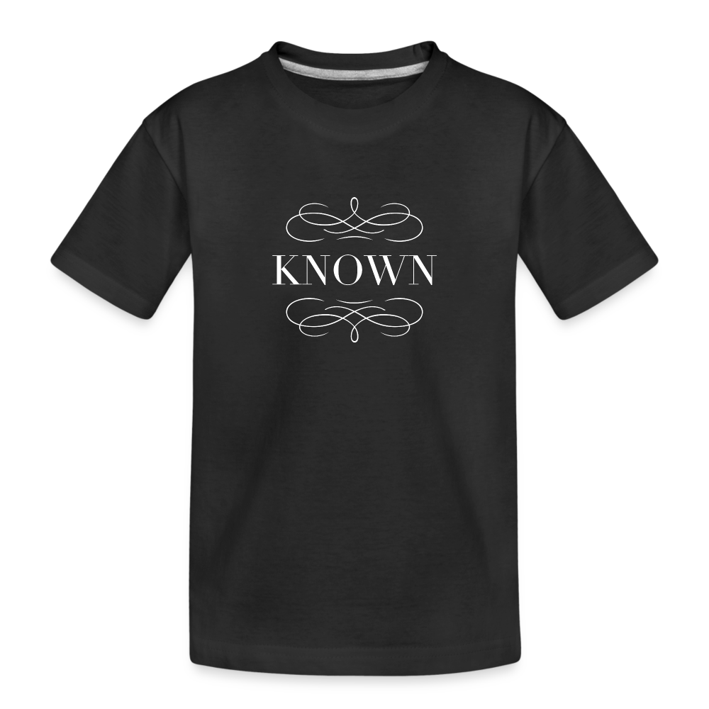 Known - Toddler Premium Organic T-Shirt - black