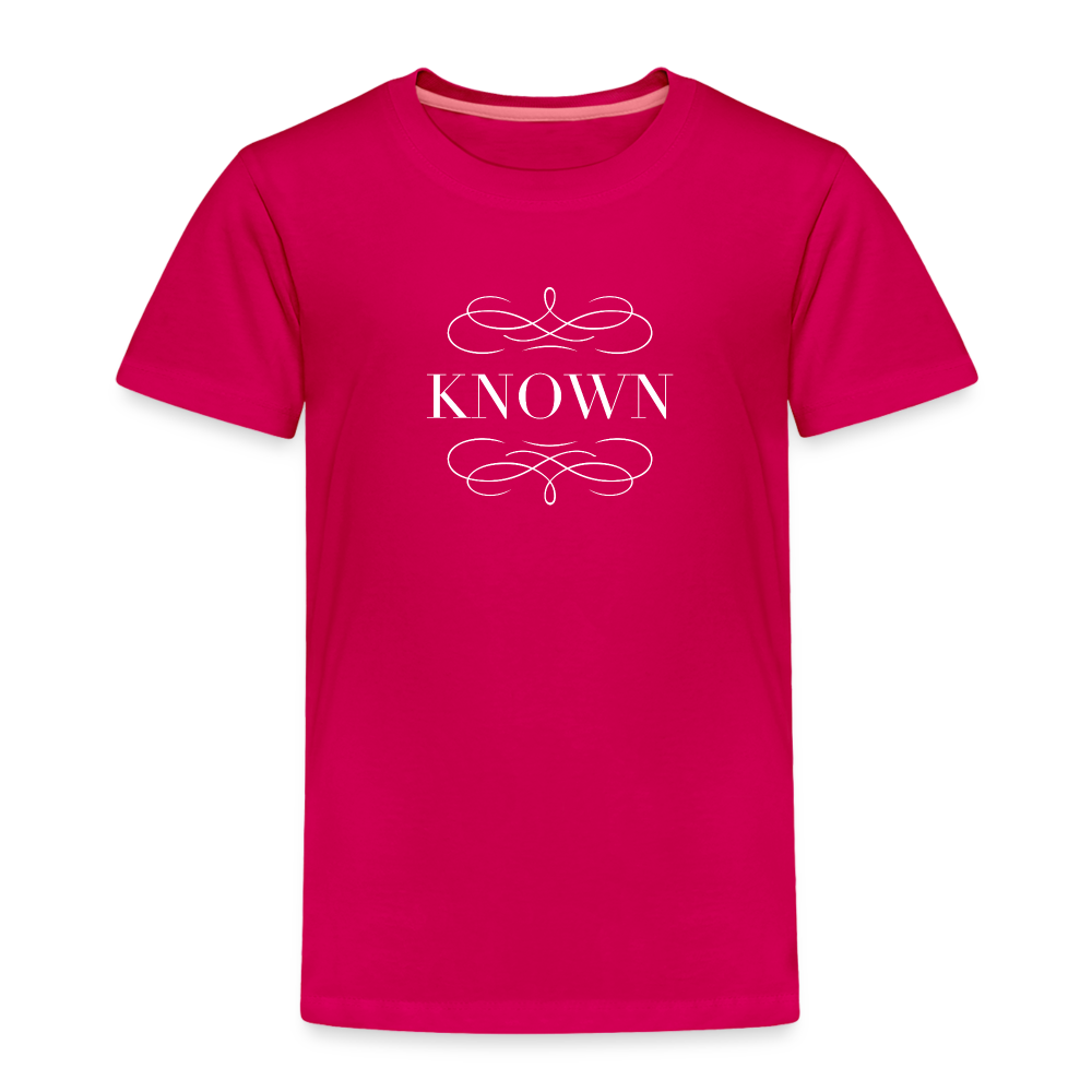 Known - Toddler Premium T-Shirt - dark pink