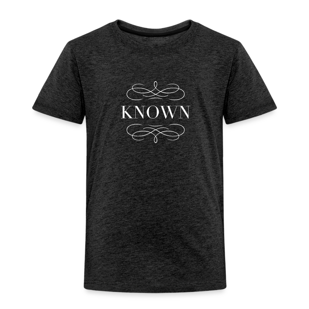 Known - Toddler Premium T-Shirt - charcoal grey