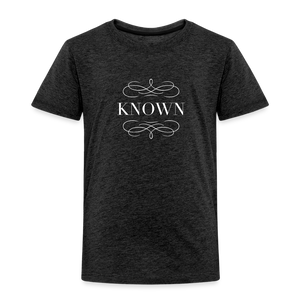 Known - Toddler Premium T-Shirt - charcoal grey