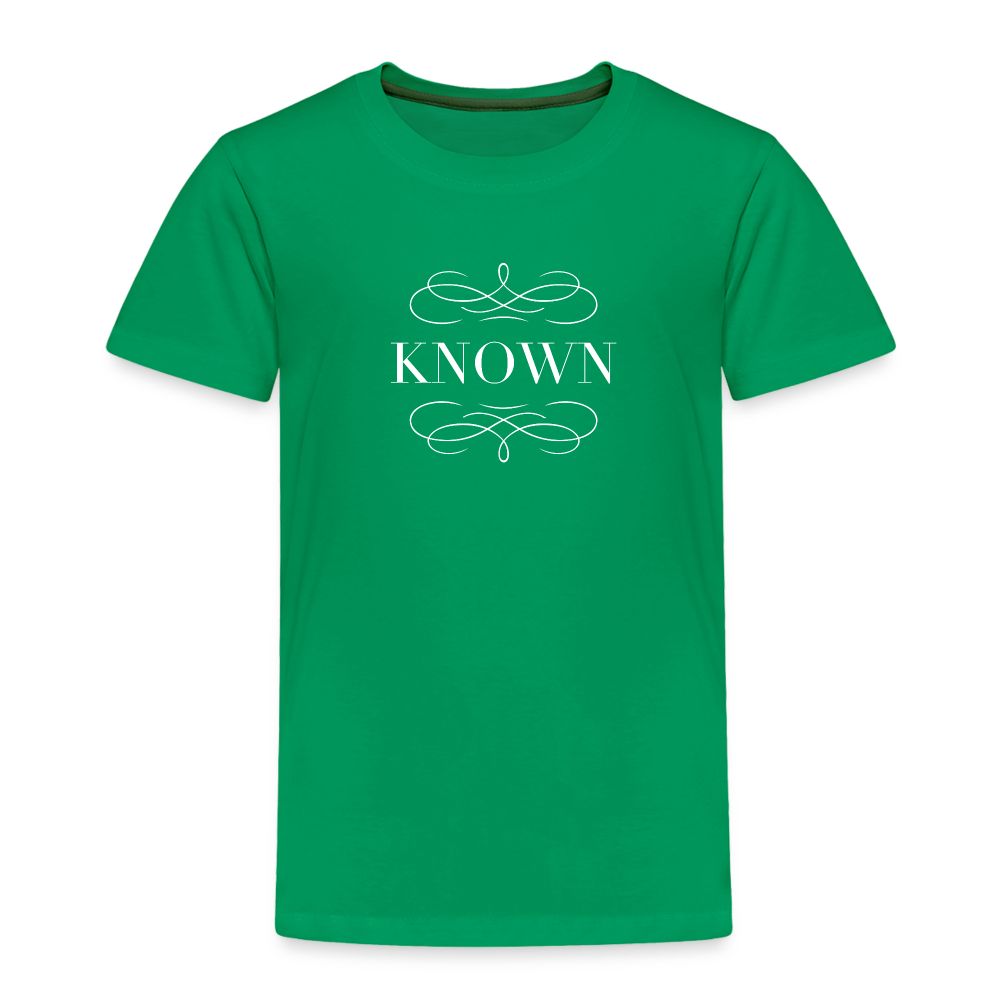 Known - Toddler Premium T-Shirt - kelly green