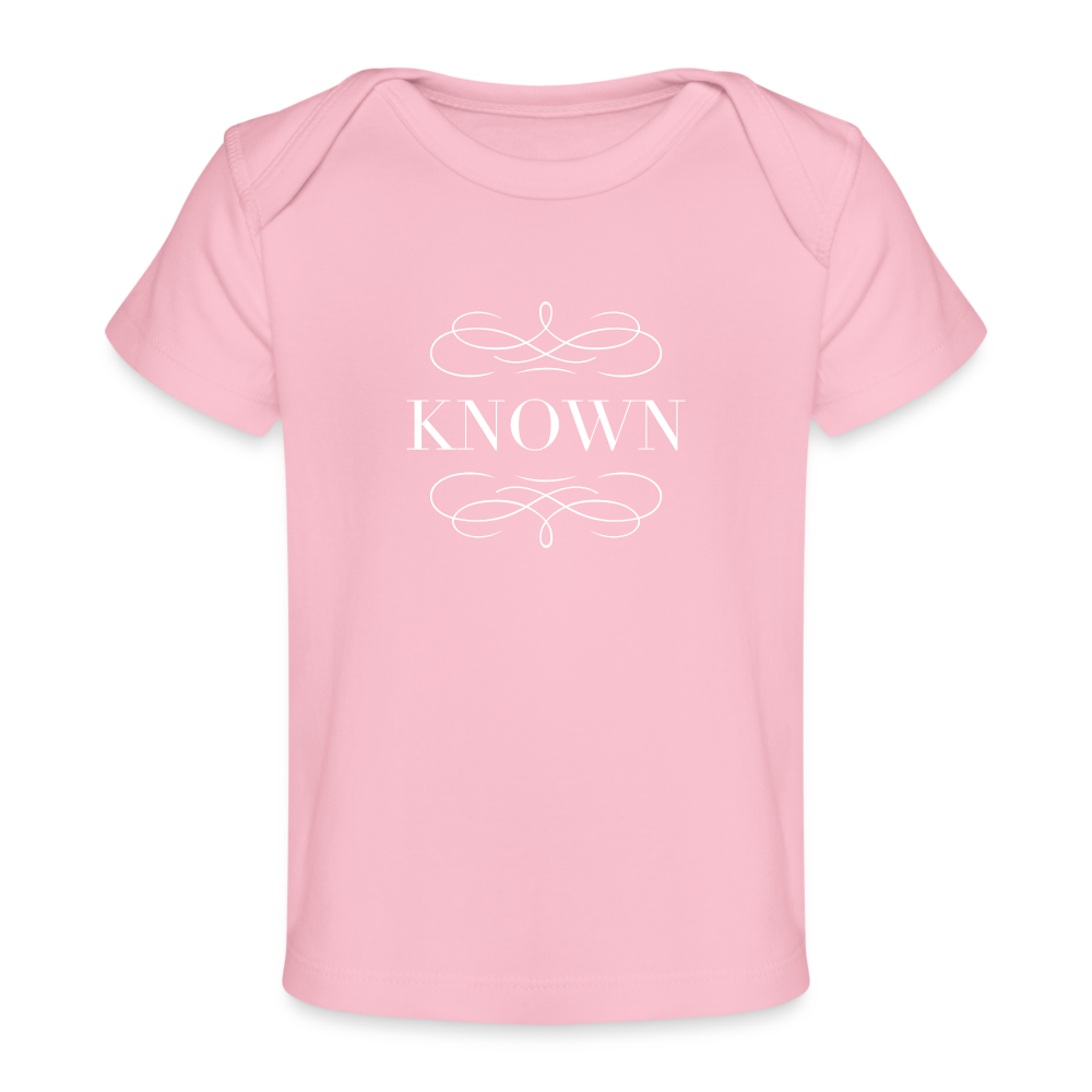 Known - Organic Baby T-Shirt - light pink