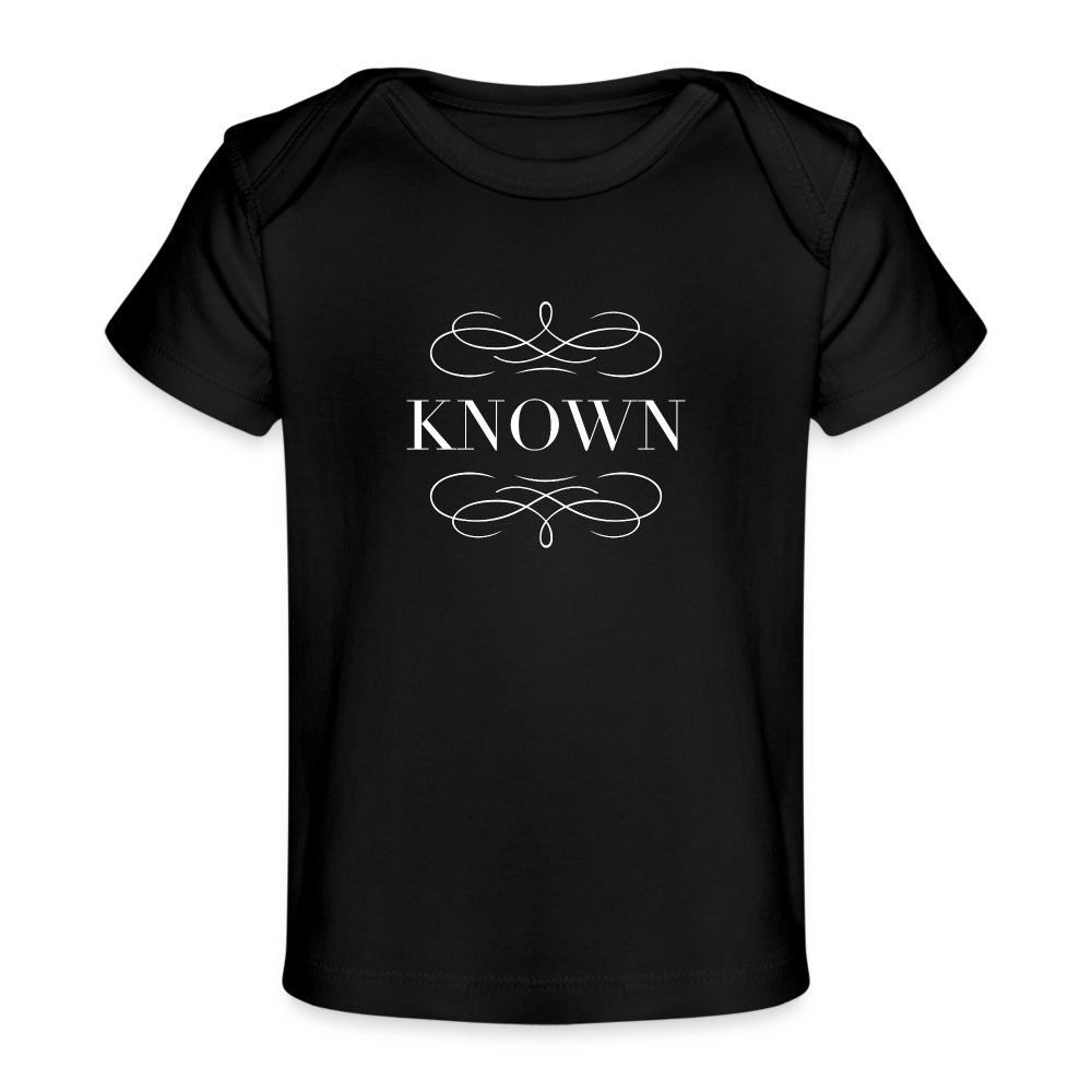 Known - Organic Baby T-Shirt - black
