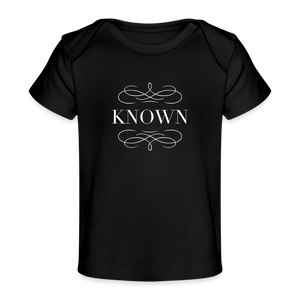Known - Organic Baby T-Shirt - black