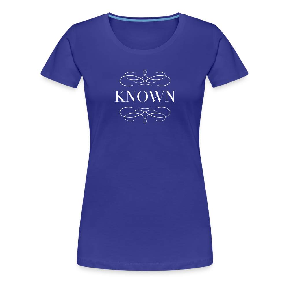 Known - Women’s Premium T-Shirt - royal blue