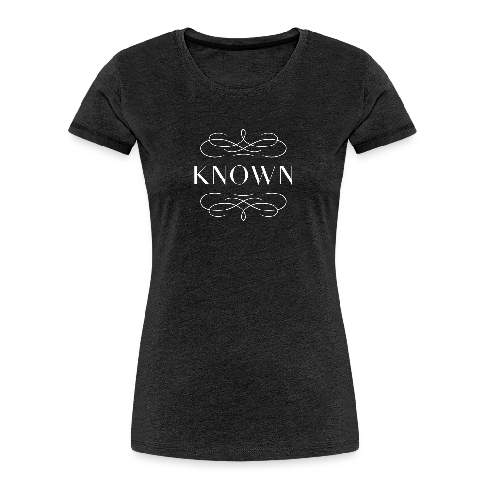 Known - Women’s Premium Organic T-Shirt - charcoal grey