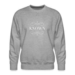 Known - Men’s Premium Sweatshirt - heather grey