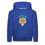Lioness of God - Kids‘ Premium Hoodie - royal blue