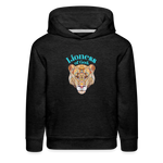 Lioness of God - Kids‘ Premium Hoodie - charcoal grey